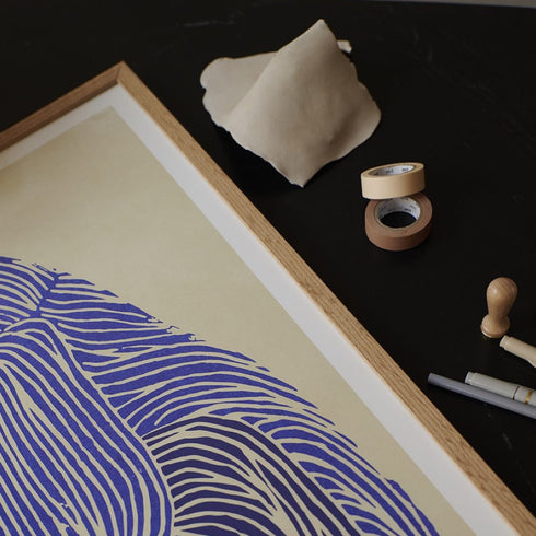 Bilderrahmen (Glas) A3 | oak